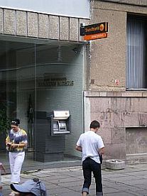 
The Central Jewish Bank-Centralinis Zydu Bankas-Swedbank-Machtas-manager
-zoological museum-pizza house-cash machine-Scandinavian   
הבנק היהודי המרכזי בקובנה בליטא-מוזיאון זיאולוגי-פיצה 