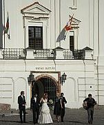 
The Rotuse-The old town hall-Wedding outside-Kaunas-Lithuania-close to the hotel-
market square-newly wed-At night    
בית העירייה הישן בעיר קובנה בליטא   