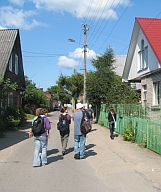 
The Suburb-Slovodka-Jews-outside-centre-Kaunas-Esther-child-large family-Jewish community  
רובע סלובודקה בקובנה ליטא  