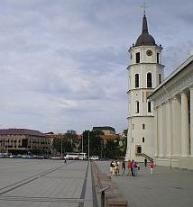 
The Cathedral-Vilnius-Lithuania-in front of the hotel-outside-inside 
הקתדרלה בוילנה בירת ליטא   